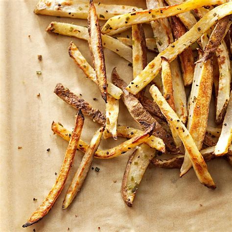 Garlic-Chive Baked Fries Recipe | Taste of Home