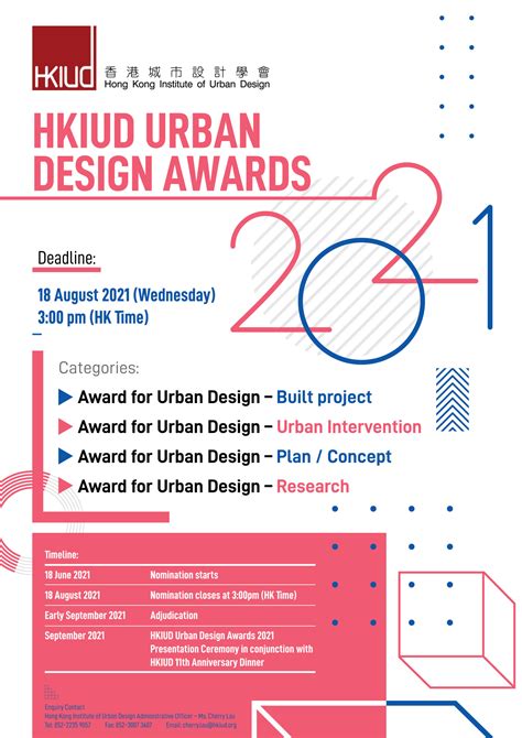 The Hong Kong Institute of Urban Design Urban Design Awards - HKILA