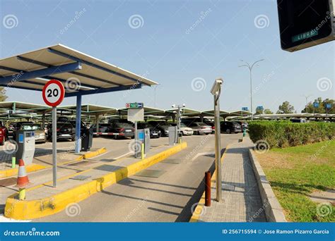 Entrance To the Car Parking of the Terminal of the Airport of Jerez De La Frontera, Andalusia ...