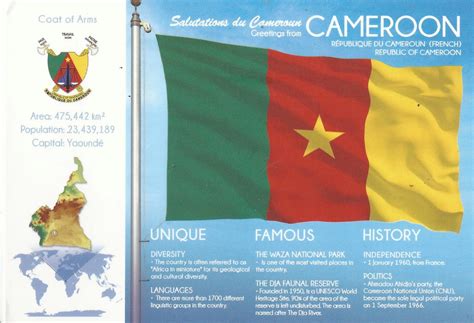 A Journey of Postcards: Flags of the World | Cameroon