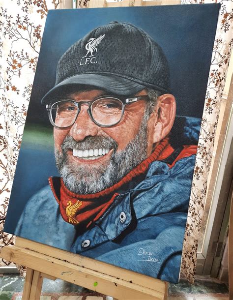 Jürgen Klopp – Original Artwork - The Football Art Club