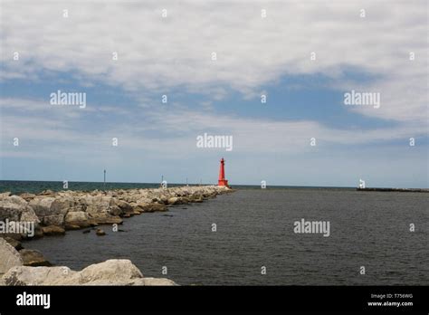 Muskegon, Michigan Lighthouse Stock Photo - Alamy