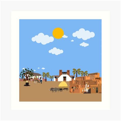 Mexican Village Art Prints | Redbubble