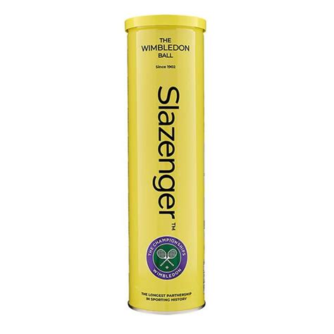 Slazenger Wimbledon Tennis Balls (tube of 4) | Slazenger