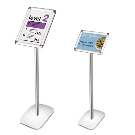 Free Standing Poster Frame Silver