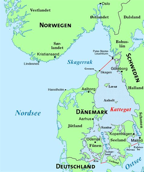 Kattegat On Europe Map