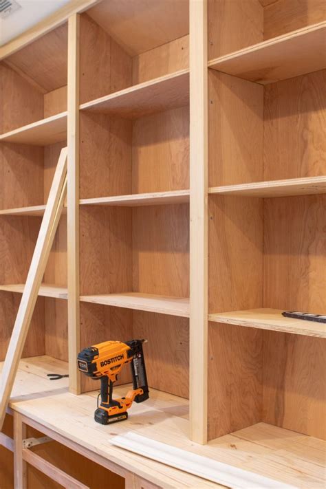 How to Build DIY Bookshelves For Built-Ins (Step-by-Step) | Bookcase ...