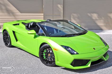 Lime Green Lamborghini Gallardo Spyder