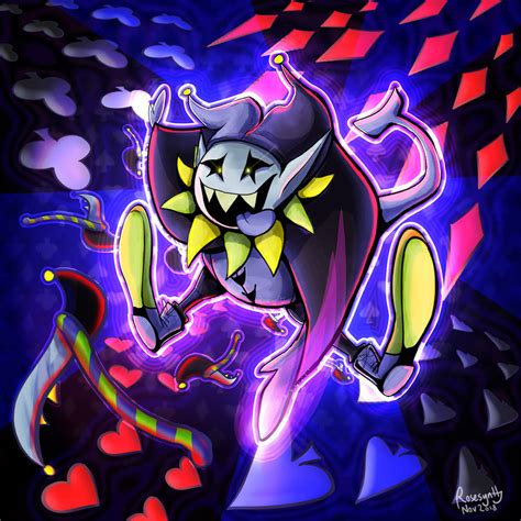 Jevil - DELTARUNE Fan Art by RosesynHJ on DeviantArt