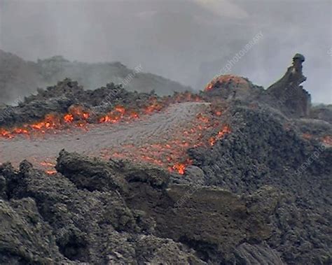 Mt Etna Lava flow - Stock Video Clip - K001/6637 - Science Photo Library