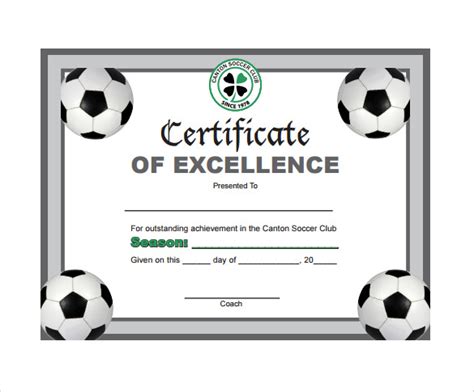 Printable Soccer Awards - Printable Word Searches