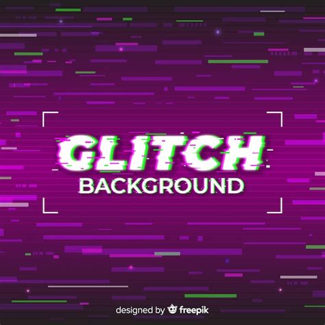 Free Vector | Glitch effect background
