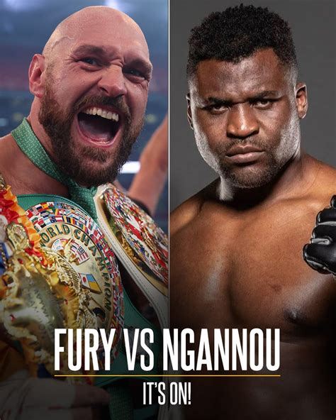 OFFICIAL: Francis Ngannou vs Tyson Fury: October 28, 2023