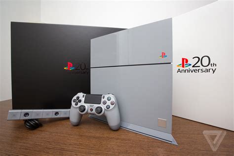 Up close with the beautiful 20th anniversary PlayStation 4 - The Verge