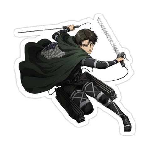 levi aot season 4 design Sticker by ratbabyy en 2021 | Pegatinas ...