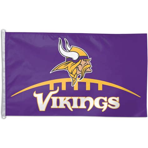 NFL Minnesota Vikings 3' x 5' Team Flag - Walmart.com - Walmart.com