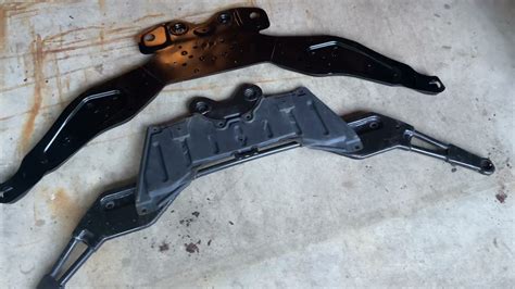 Infiniti G35x G37x Crossmember Subframe Brace Replacement/Upgrade - YouTube