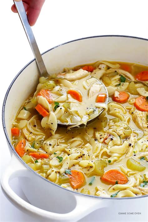 Rosemary Chicken Noodle Soup | Gimme Some Oven