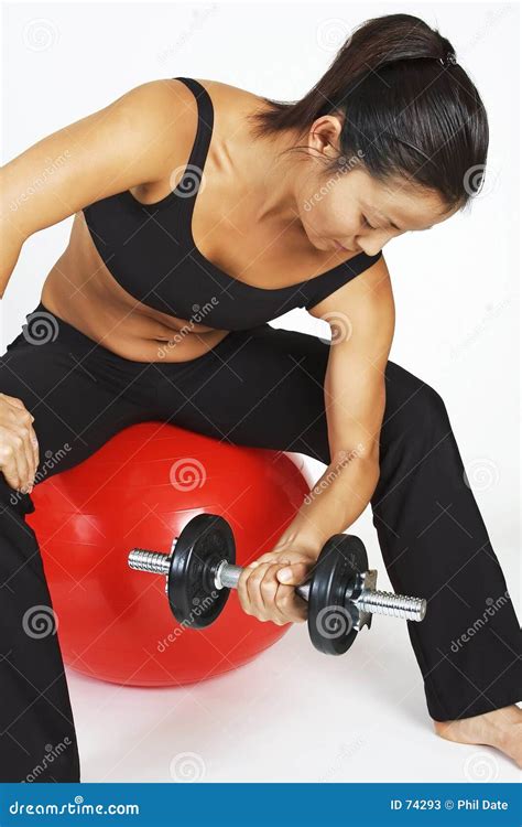 Concentration Curl stock image. Image of dumbbell, ball - 74293