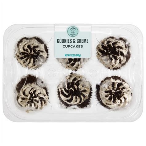 Bakery Fresh Cookies and Creme Cupcakes, 6 ct 12 oz - Kroger