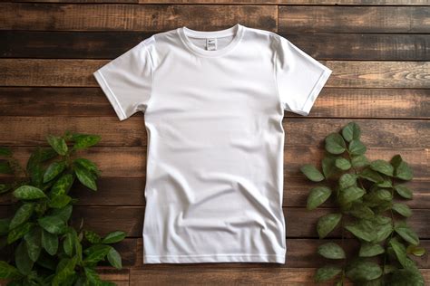 White T-shirt Mockup Graphic by Illustrately · Creative Fabrica