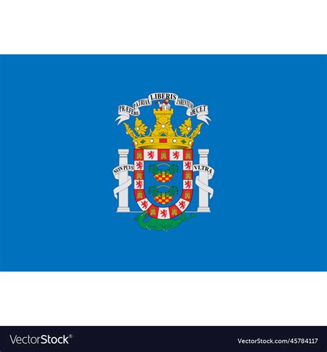 Melilla flag Royalty Free Vector Image - VectorStock