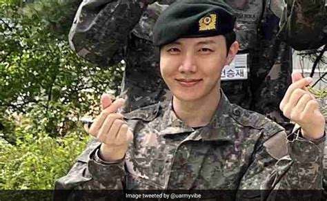 First Pics Of K-pop Star J-Hope In Military Uniform Surface Online