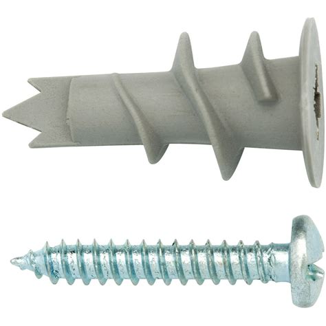 Arrow 10-Piece Self-Drilling Drywall Anchors and Screws - Walmart.com ...