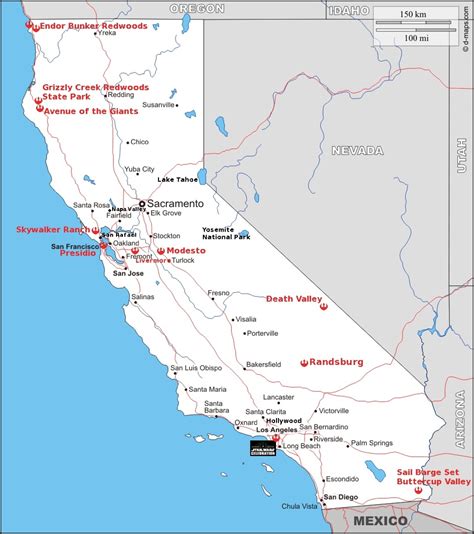 Printable Map Of Death Valley