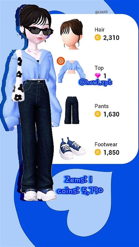 Zepeto outfit in 2023 | Model pakaian remaja, Model pakaian, Pakaian karakter