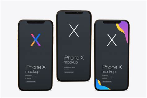 iPhone Xs UI 3 Screen Mockup - Mockup Daddy