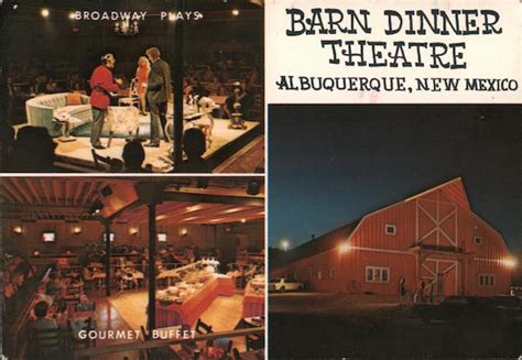 Barn Dinner Theatre Albuquerque, NM Postcard