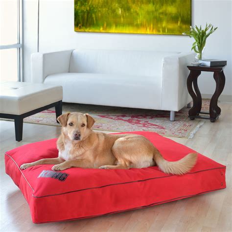 Rectangular KONG Dog Bed - Red or Black - available in 3 sizes - from ...