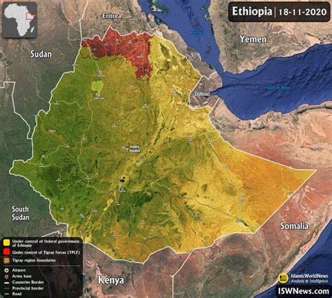 What's Happening In Ethiopia? Flames Of War Rising In Ethiopia (Map Update) - Islamic World News