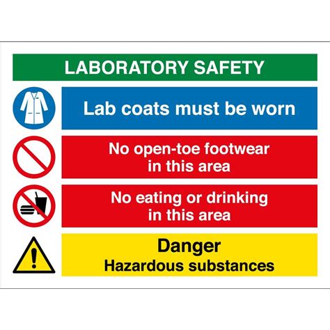 Laboratory Safety Sign - from Key Signs UK