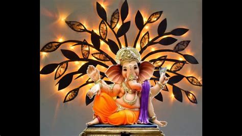 Last Minute Ganesh Chaturthi 2022 Decoration Ideas For Home Diy Ganpati Singhasan Makhar ...