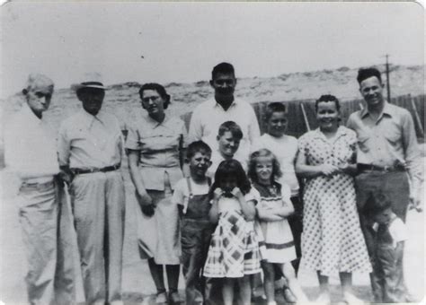 Frank Coleman, his brother Amos and Frank's children and grandchildren ...