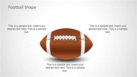 Football Shape for PowerPoint - SlideModel