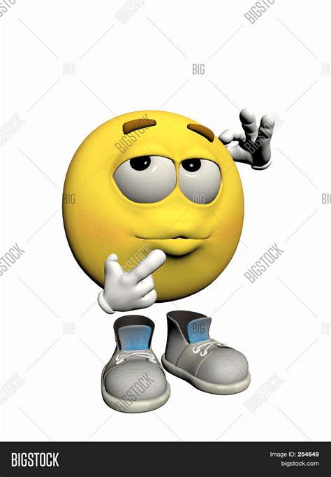 Emoticon Guy Thinking Image & Photo (Free Trial) | Bigstock