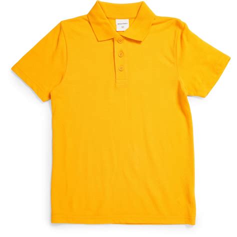 Brilliant Basics Kids Polo School Shirt 2 Pack - Yellow | BIG W