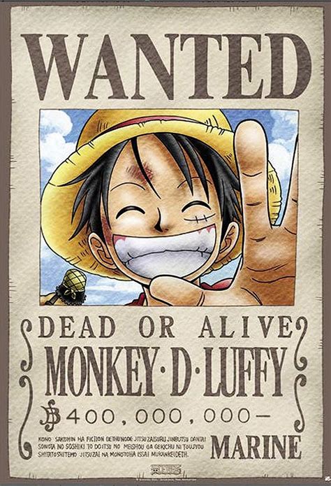 Papua Nuova Guinea Immagine È fortunato poster wanted luffy Esprimere ...