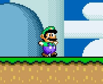 How to play as Luigi (as 1P) in Super Mario World | SM128C