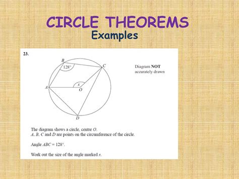 PPT - CIRCLE THEOREMS PowerPoint Presentation, free download - ID:4854775