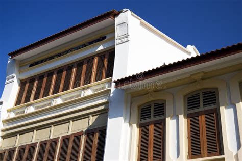 George Town Heritage Buildings Stock Photo - Image of housing, building ...