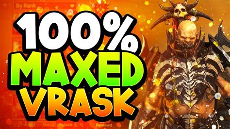 Raid Shadow Legends: Vrask Guide, Build & Masteries (Elite Healer!) - YouTube