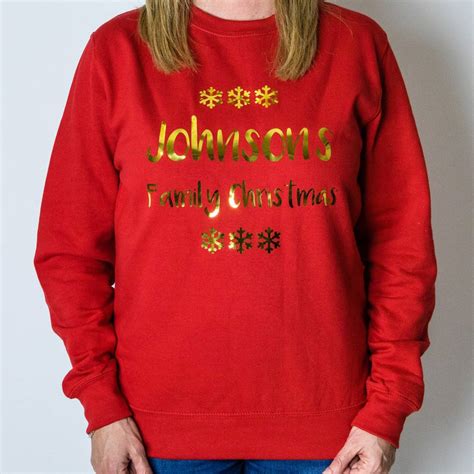 Personalised Christmas Jumper By Able Labels