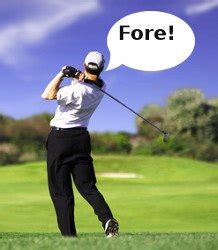 Fore – Golf Term