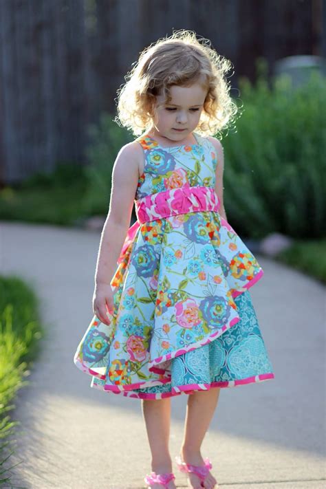 Tilt N Twirl Dress by Mandy K Designs — Pattern Revolution | Kids dress ...