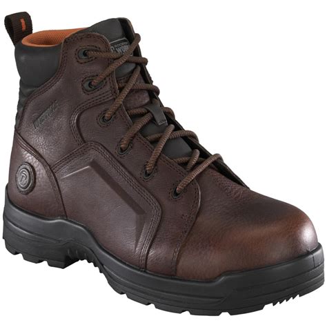 Men's Rockport Works RK6640 Work Boots, Brown - 216015, Work Boots at Sportsman's Guide