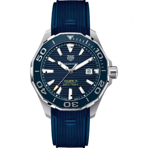 TAG Heuer Men's Aquaracer Automatic Watch | 43mm | Blue - Watches from ...